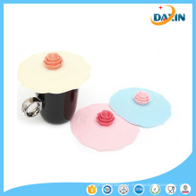 Preciosas tapas creativas de Rose Shape Silicone Cup